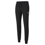 Puma classics cuffed sweatpants men in black - Front View