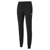 Puma classics cuffed sweatpants men in black - Front View