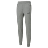 Puma essentials slim pants in black - Front View