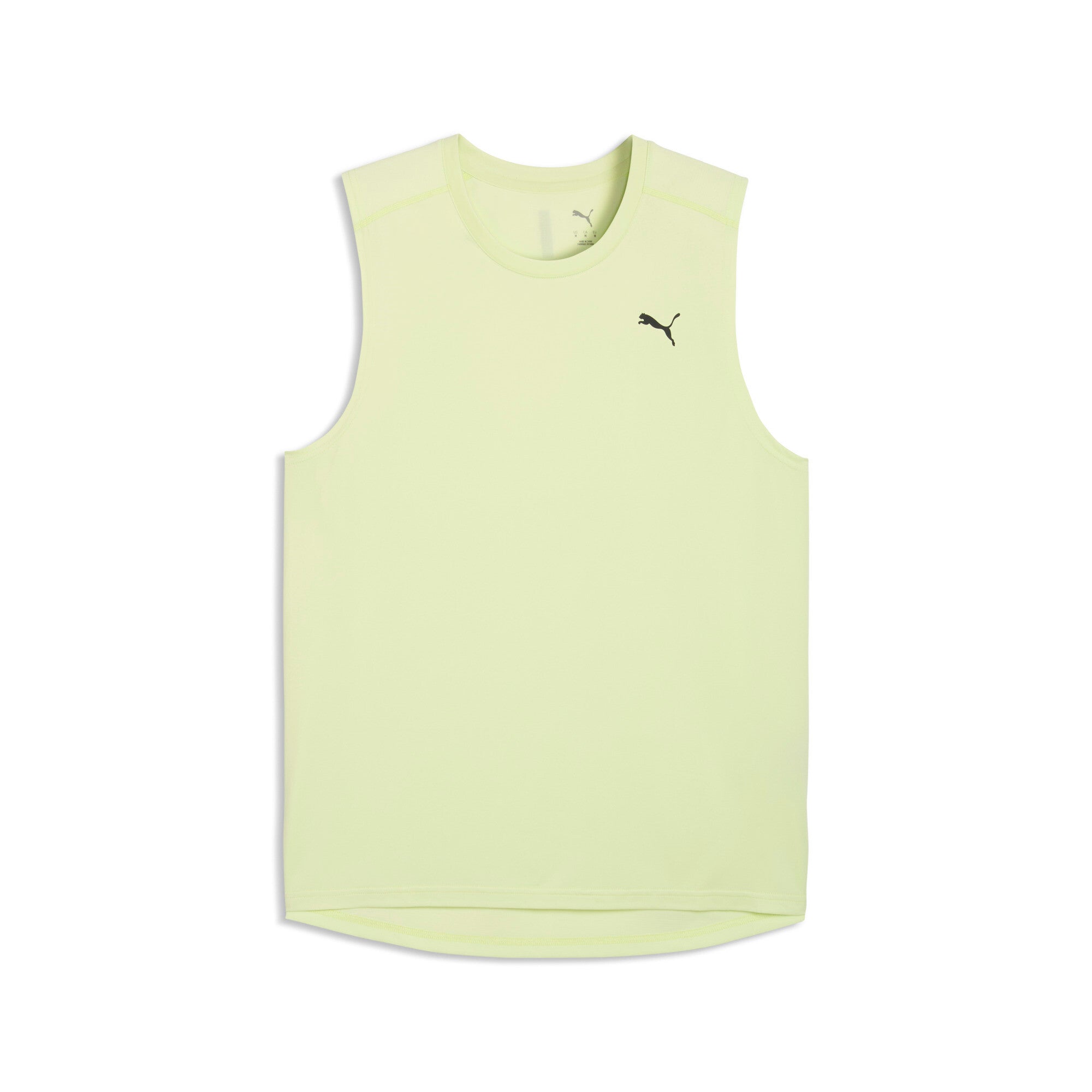 PUMA PWRTRAIN training tank men in apple spritz — front view