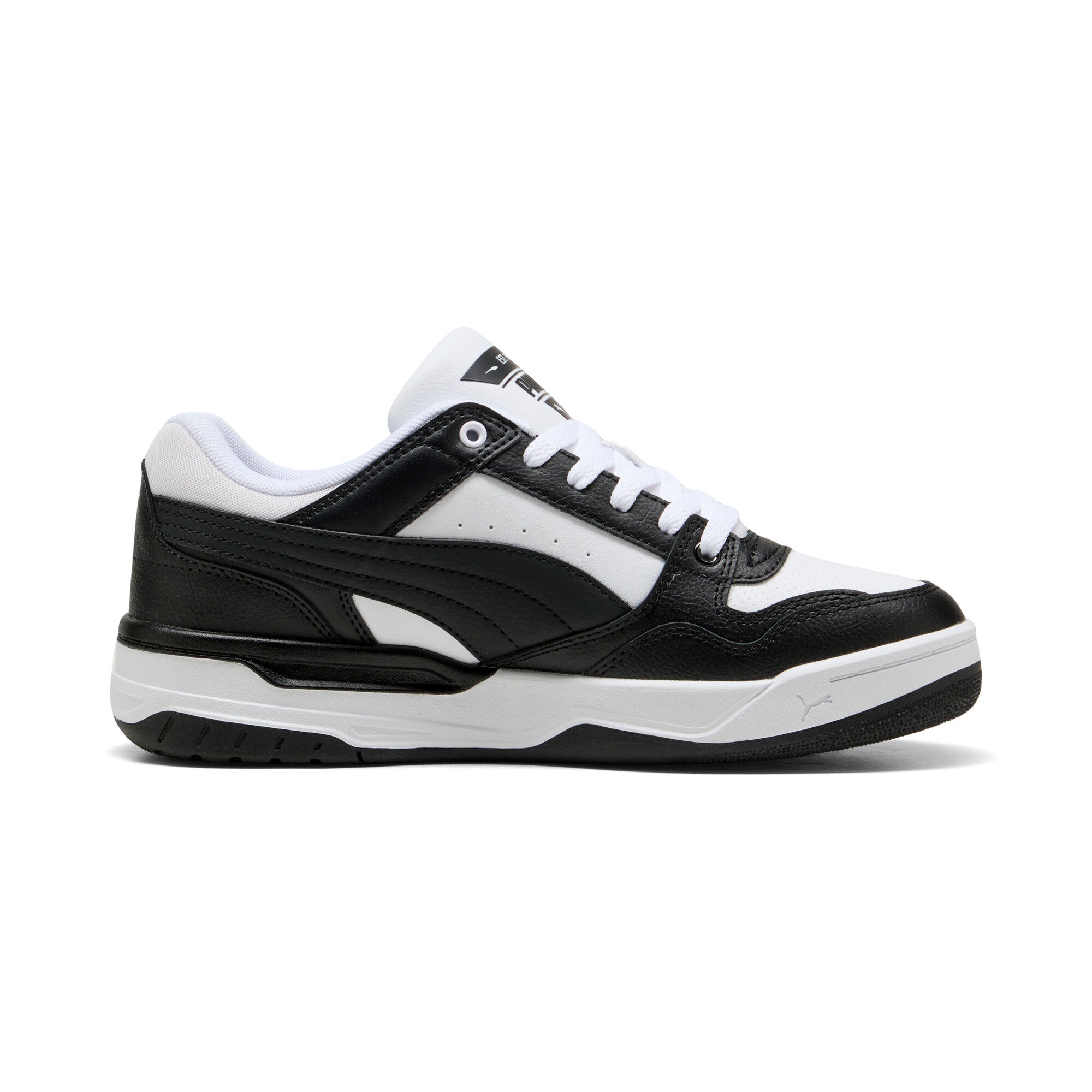 Puma rebound retro sneakers in white and black - Side View 03