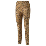 Puma training safari glam high waisted 7/8 leggings in black - Front View