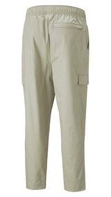 Puma classics woven pants in black - Back View