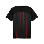 Puma AC Milan pre-match jersey in black and for all time red - Back View