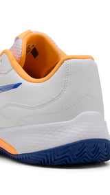Puma tennis nova smash padel shoes in white - Back View