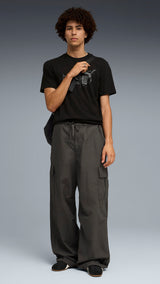PUMA camo tee men in black — model shot 3