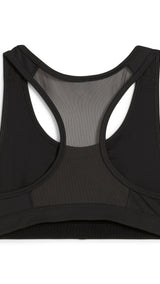 Puma 4keeps bra in black and white - Back View