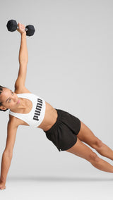 Puma 4keeps bra in white and black - Model Shot 03