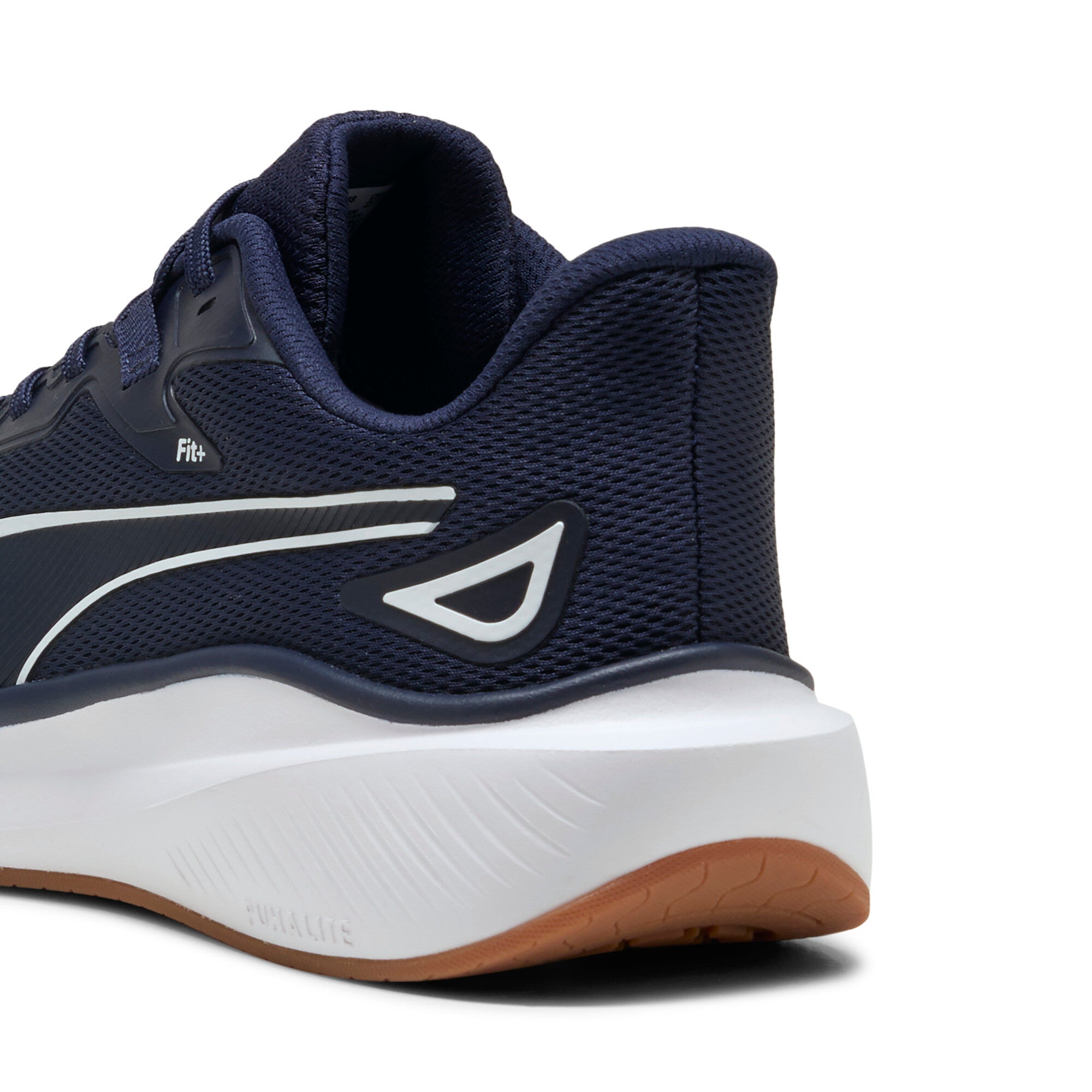 Puma running skyrocket lite shoes in blue - Back View