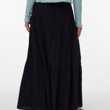 VERO MODA AWKEELEY long skirt in black - Image 2