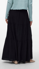 VERO MODA AWKEELEY long skirt in black - Image 2