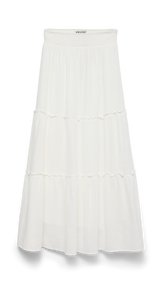VERO MODA AWKEELEY long skirt in snow white - Image 3