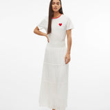 VERO MODA AWKEELEY long skirt in snow white - Image 5