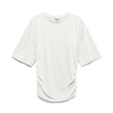 VERO MODA AWNAVARO 2/4 o-neck top in snow white - Image 3