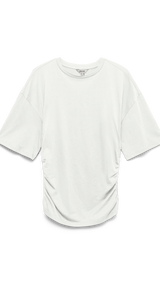 VERO MODA AWNAVARO 2/4 o-neck top in snow white - Image 3