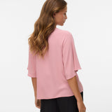 VERO MODA VMANNA 2/4 top in rose elegance - Image 2