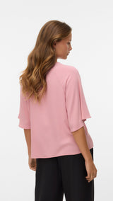 VERO MODA VMANNA 2/4 top in rose elegance - Image 2