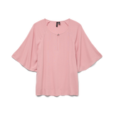 VERO MODA VMANNA 2/4 top in rose elegance - Image 3