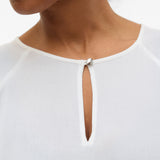 VERO MODA VMANNA 2/4 top in cloud dancer - Image 6