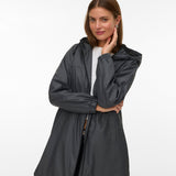 VERO MODA VMASTA teddy coated coat in asphalt - Image 4