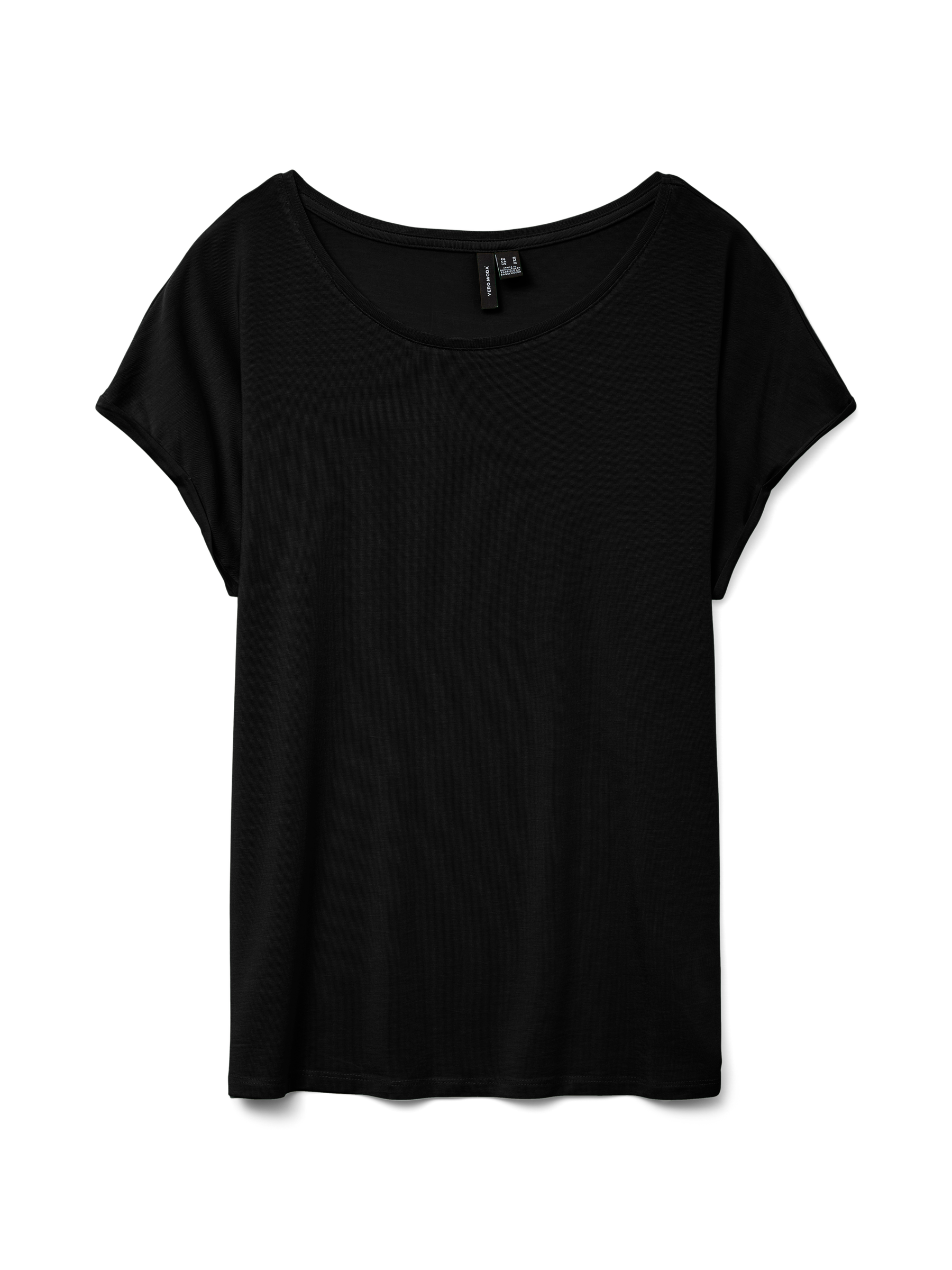 VERO MODA VMAVA plain top in black - Image 3