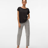 VERO MODA VMAVA plain top in black - Image 4