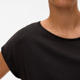 VERO MODA VMAVA plain top in black - Image 6