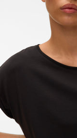 VERO MODA VMAVA plain top in black - Image 6