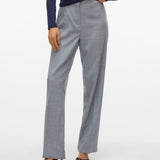 VERO MODA VMAYAR straight pant in light grey melange - Image 1