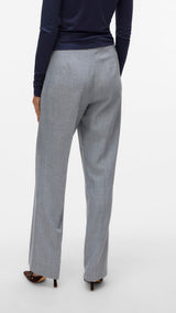 VERO MODA VMAYAR straight pant in light grey melange - Image 2