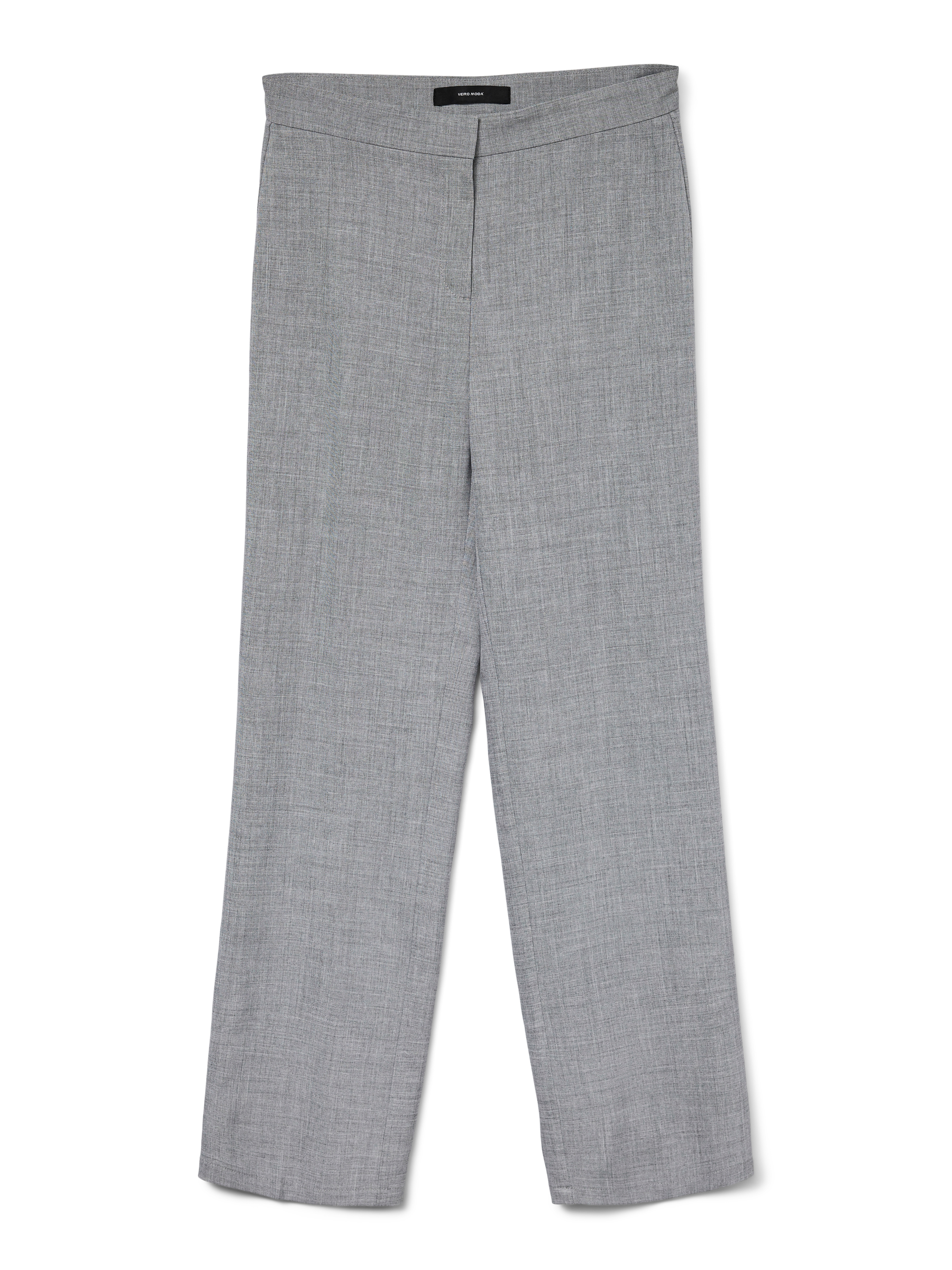 VERO MODA VMAYAR straight pant in light grey melange - Image 3