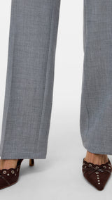 VERO MODA VMAYAR straight pant in light grey melange - Image 6