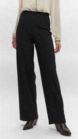 VERO MODA VMBECKY wide pull on pant in black - Image 1
