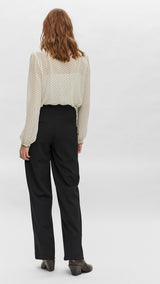 VERO MODA VMBECKY wide pull on pant in black - Image 2