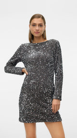 VERO MODA VMBELLA short dress in griffin - Image 1