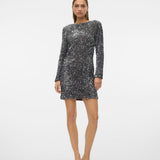 VERO MODA VMBELLA short dress in griffin - Image 5
