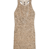 VERO MODA VMBELLA o-neck short dress - black black sequins