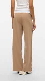 VERO MODA VMBERLIN wide panel pant in silver mink panel a1 - Image 2