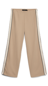 VERO MODA VMBERLIN wide panel pant in silver mink panel a1 - Image 3