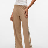 VERO MODA VMBERLIN wide panel pant in silver mink panel a1 - Image 5