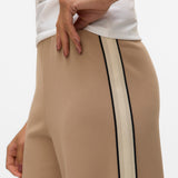 VERO MODA VMBERLIN wide panel pant in silver mink panel a1 - Image 6