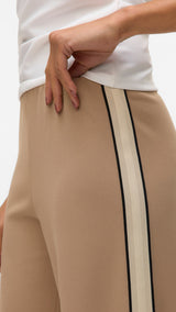 VERO MODA VMBERLIN wide panel pant in silver mink panel a1 - Image 6