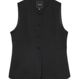 VERO MODA VMBERLIN waistcoat in black - Image 3