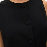 VERO MODA VMBERLIN waistcoat in black - Image 5