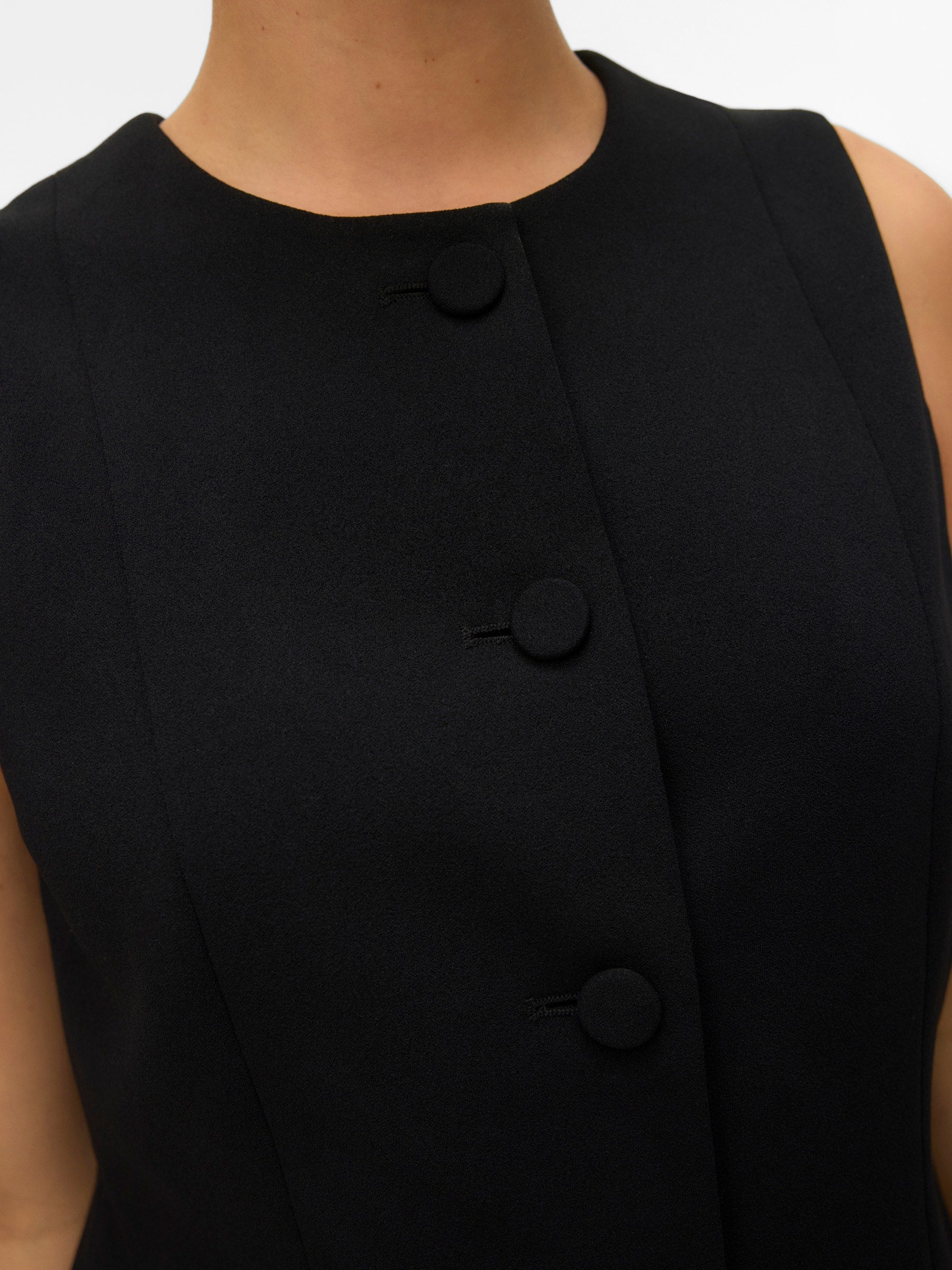 VERO MODA VMBERLIN waistcoat in black - Image 5