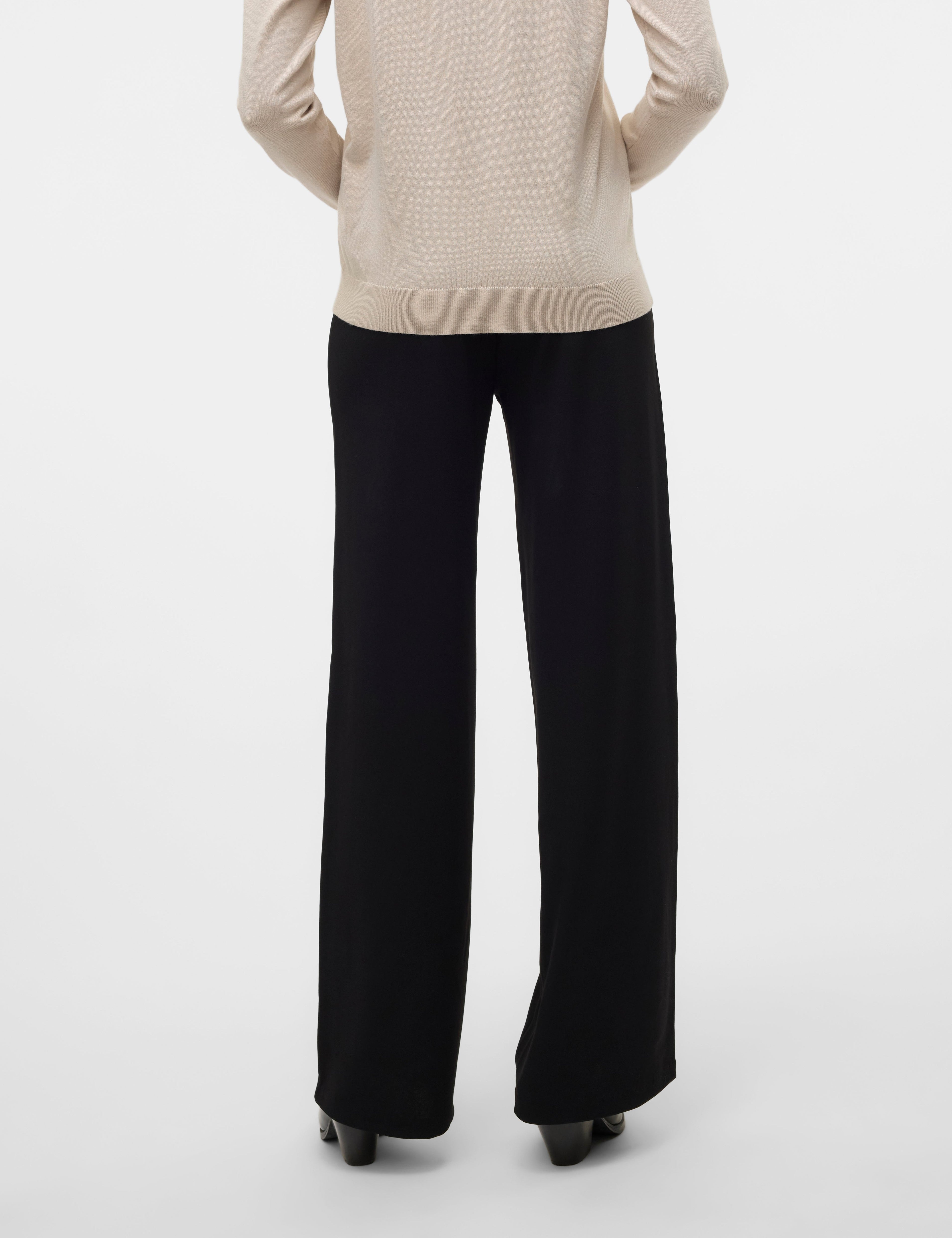 VERO MODA VMBERLIN zamira wide pant in black - Image 2