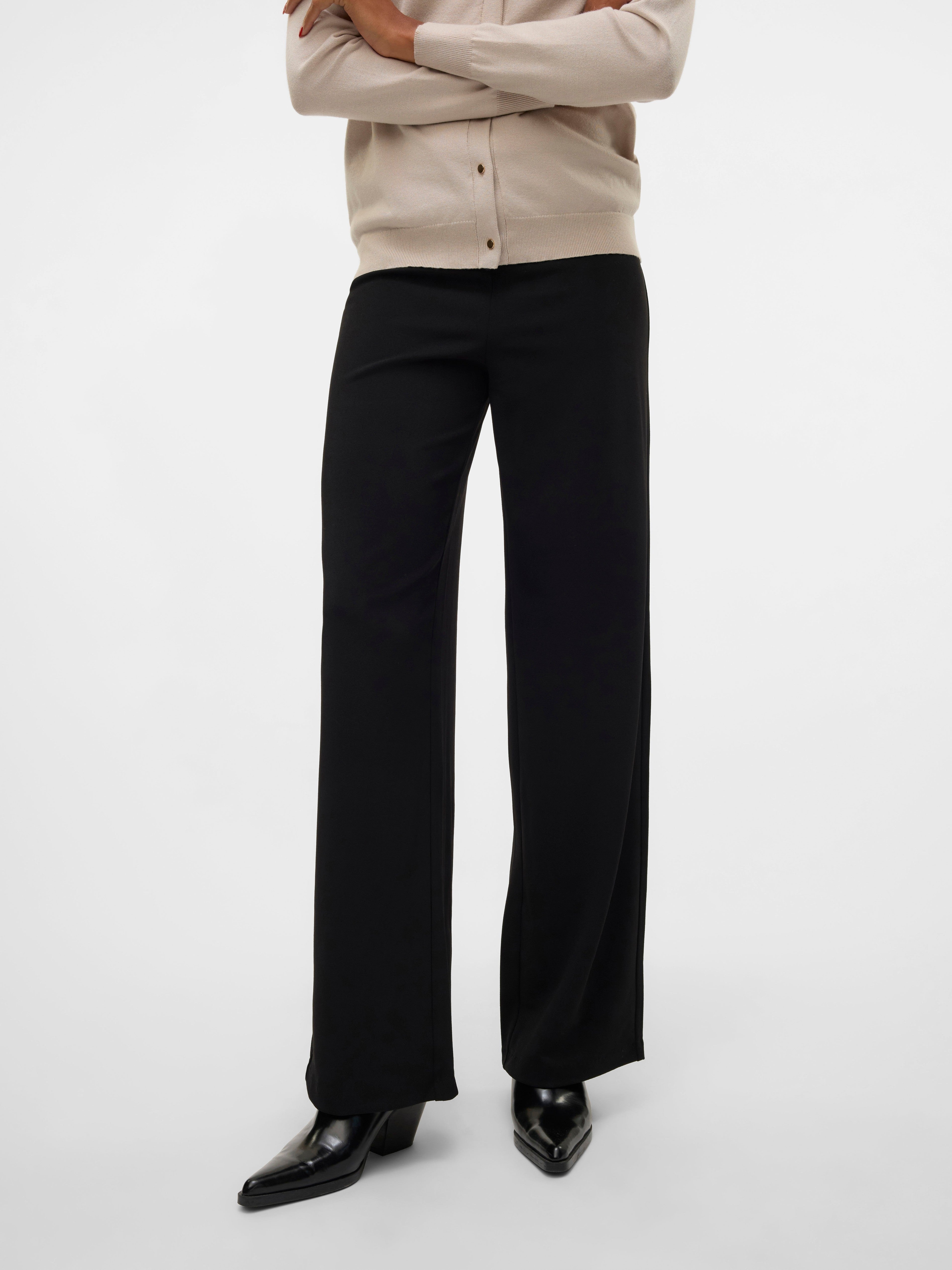 VERO MODA VMBERLIN zamira wide pant in black - Image 6