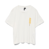 VERO MODA VMBERTA mette top box in snow white - Image 3