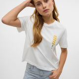 VERO MODA VMBERTA mette top box in snow white - Image 5