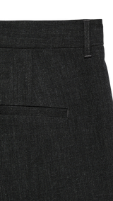 VERO MODA VMBESTIE wide dad pant in dark grey melange - Image 4